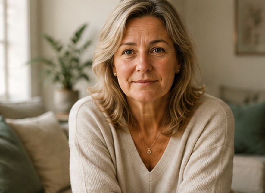 Vrouw die verlangt naar rust